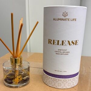 Amethyst Crystal-Infused Reed Diffuser